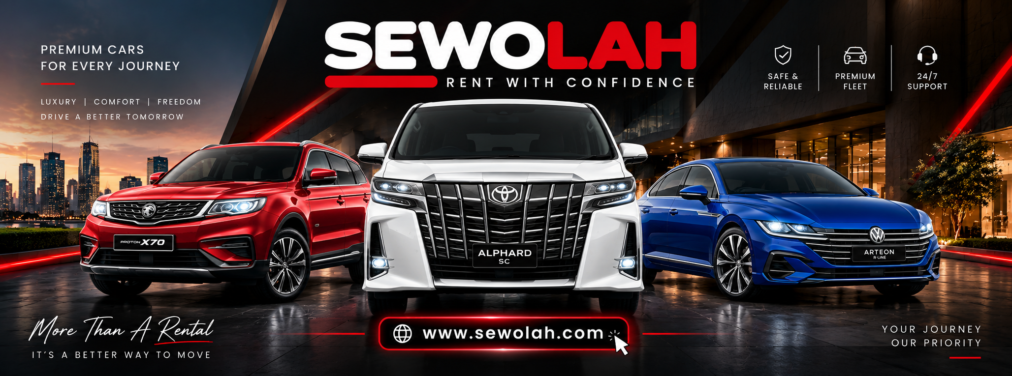 SEWOLAH premium fleet